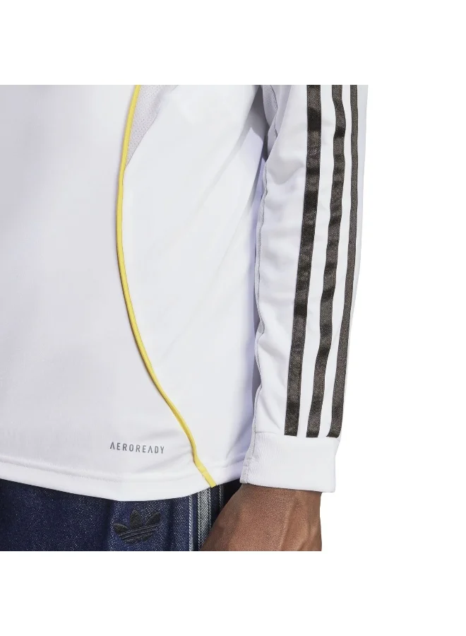adidas قميص رجالي أبيض بأكمام قصيرة
