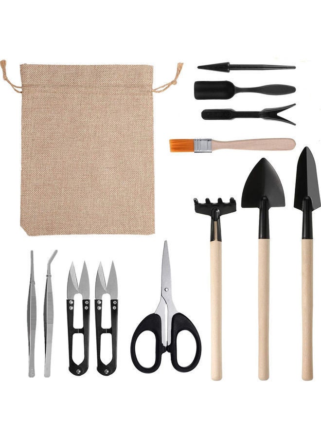 NIBEMINENT 13-Piece Mini Garden Planting Tool Set Multicolour - Image 1