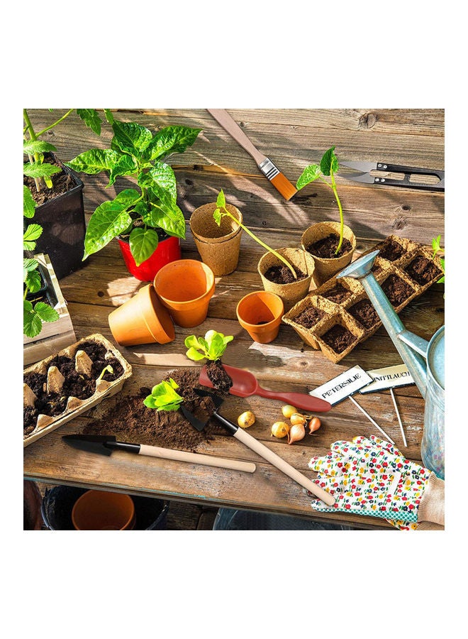 NIBEMINENT 13-Piece Mini Garden Planting Tool Set Multicolour - Image 5