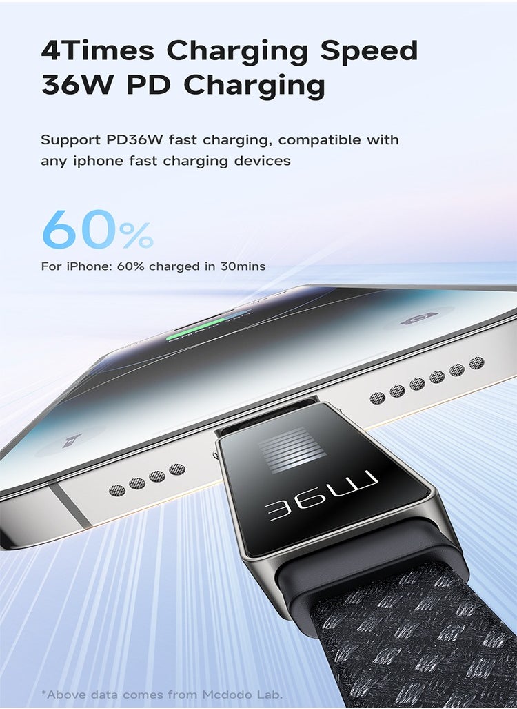 Mcdodo - LED Rhythm PD36W Type-C to Lightning Data Cable - Image 1