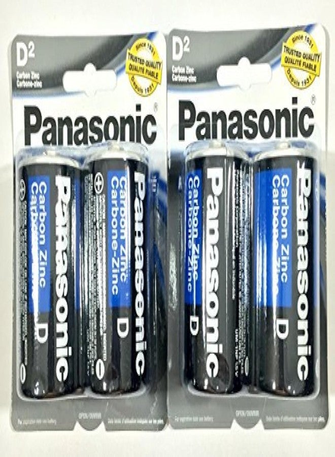 Panasonic 4Pc Size D Panasonic Batteries Super Heavy Duty Power Zinc Carbon - Image 1