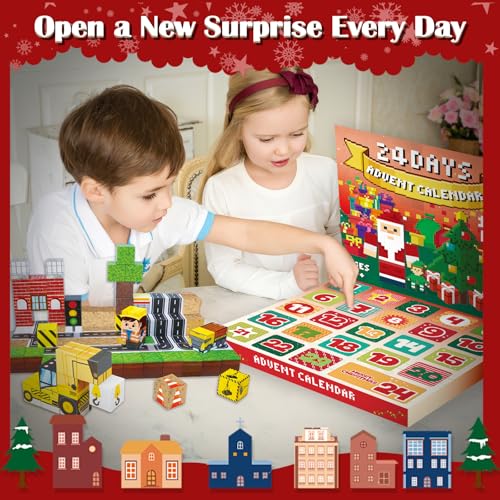 Annexfun Advent Calendar 2025 Magnetic Blocks-100PCS Magnetic Building Blocks, Magnetic Blocks STEM Toddler Kids Toys, Construction Toys for Kids Ages 3+, Christmas Birthday Gifts for Boys & Girls - Image 4