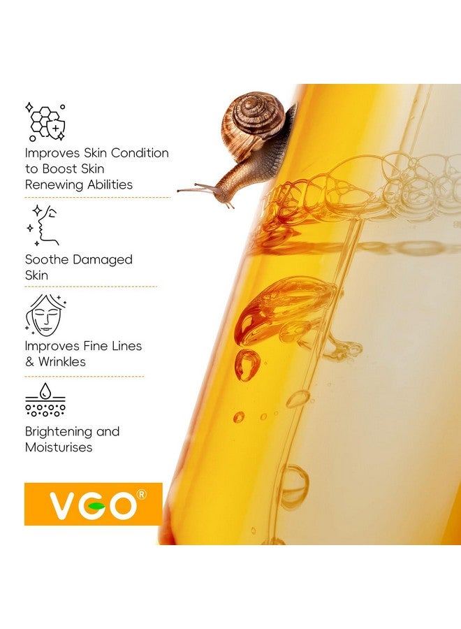 VGO VGO 96% Snail Mucin Serum - Advanced Hydrating & Anti-Aging Snail Extract Serum for Smooth, Radiant Skin - Face Serum Repair & Moisturizing Formula - Suitable for All Skin Types, 100ml / 3.38 fl.oz  - Image 4