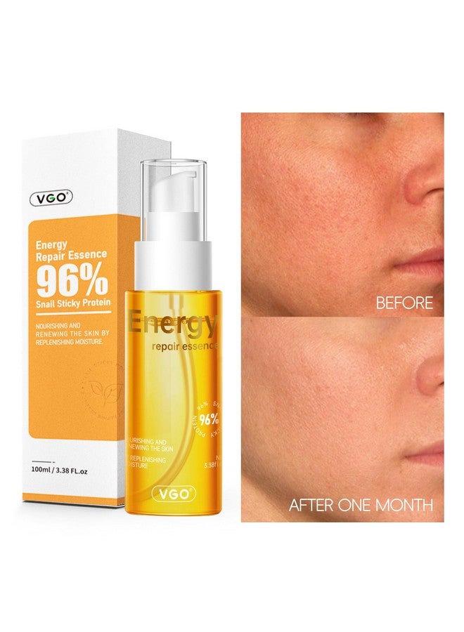 VGO VGO 96% Snail Mucin Serum - Advanced Hydrating & Anti-Aging Snail Extract Serum for Smooth, Radiant Skin - Face Serum Repair & Moisturizing Formula - Suitable for All Skin Types, 100ml / 3.38 fl.oz  - Image 3