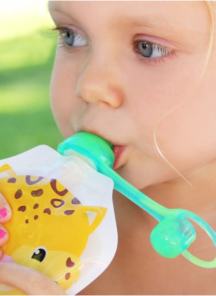 ChooMee - Softsip Food Pouch Tops Pack of 4 - Image 1