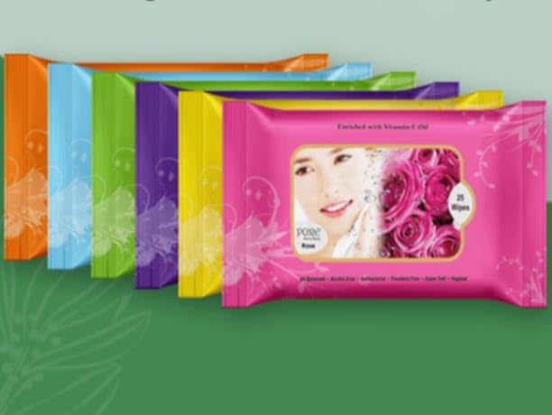 PURE BY OASIS Moisturising Refreshing Soft Facial Wet Wipes Pack of 12 300 Wipes Rose Jasmine Saffron Lavender Lemon Ice Cologne - Image 1