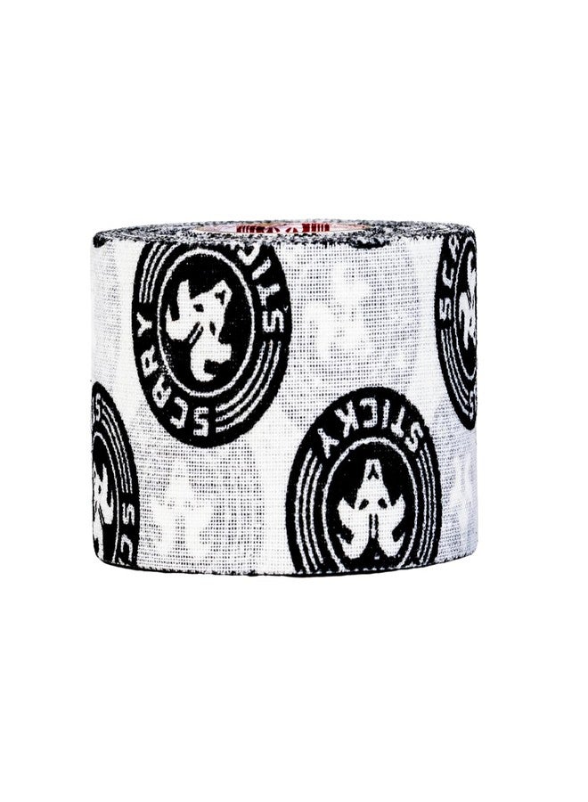 Goat Tape Scary Sticky Premium Athletic / Weightlifting Tape, White & Black - Image 1