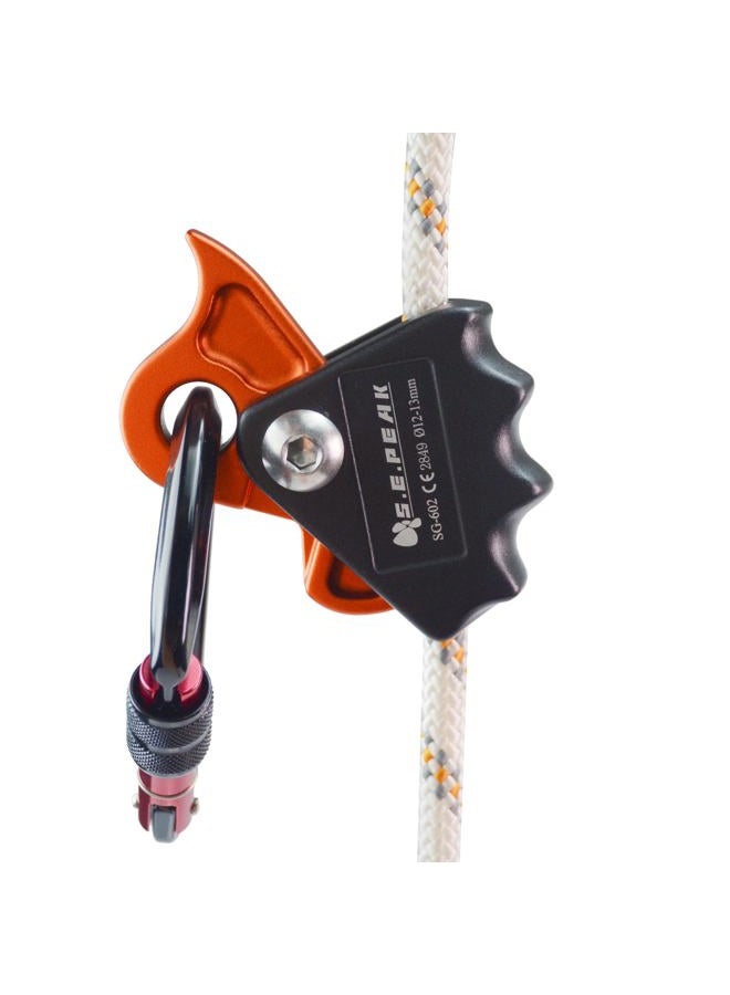 S.E.PEAK SEPEAK Climbing Ascender 15kN Rope Grab Ascender, Flip Line Adjuster, Fall Protection Belay Device for Rock Climbing,Tree Arborist/Fit for 11~13 MM Rope - Image 5