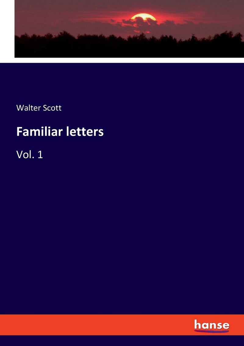Familiar letters: Vol. 1  - Image 1