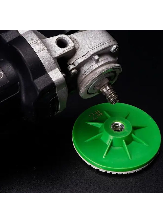 4 Pieces 3 Inch Diamond Grinding Pads With M10 Thread Dry Edge Trimming Discs For Tile Marble Granite Quartz Cutting And Finishing - Image 5