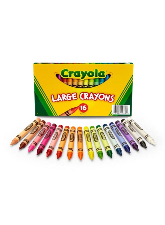 Crayola Large Crayons, Classic Colors, 16 Count - Image 3