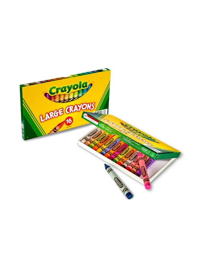 Crayola Large Crayons, Classic Colors, 16 Count - Image 2