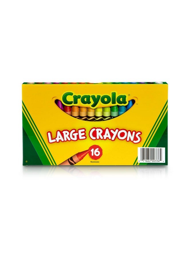 Crayola Large Crayons, Classic Colors, 16 Count - Image 1