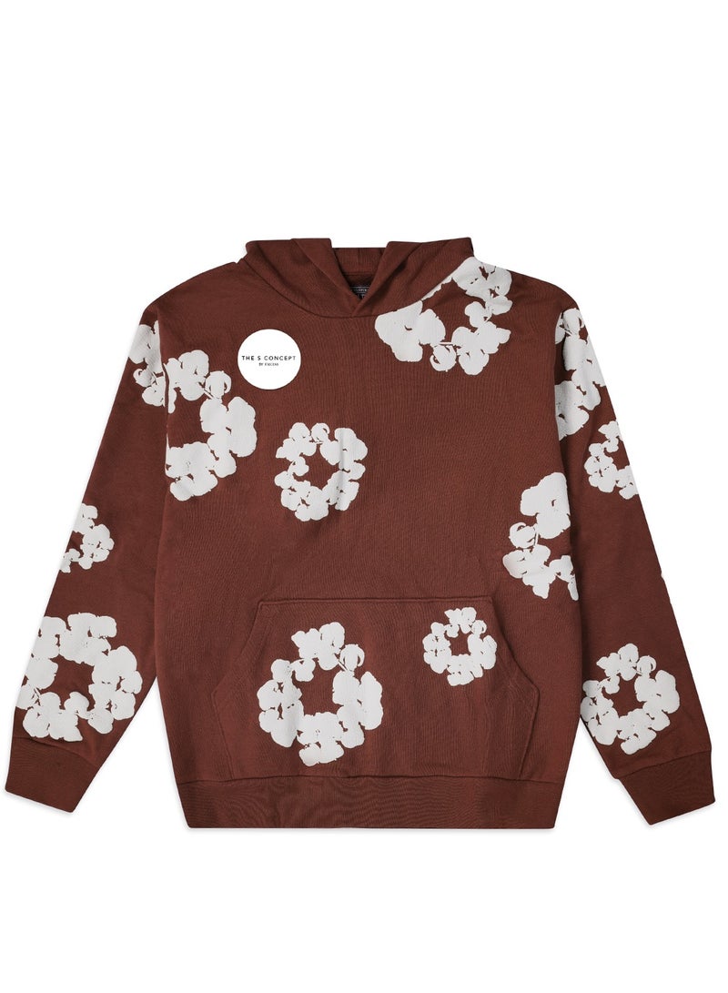Denim Tears The Cotton Wreath Sweatshirts Brown - Image 1