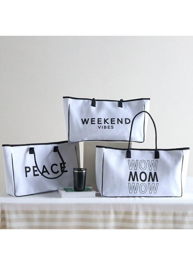 Home Box Fun Living Peace Tote Bag  - Image 4