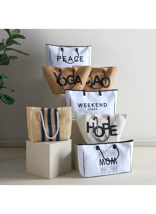 Home Box Fun Living Peace Tote Bag  - Image 5