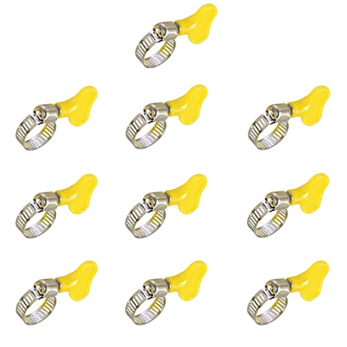 HOKIPO® Adjustable Stainless Steel Hose Clamp Set, Pack of 9 (0.5 Inch,0.75 inch & 1.25 inch) - Image 1
