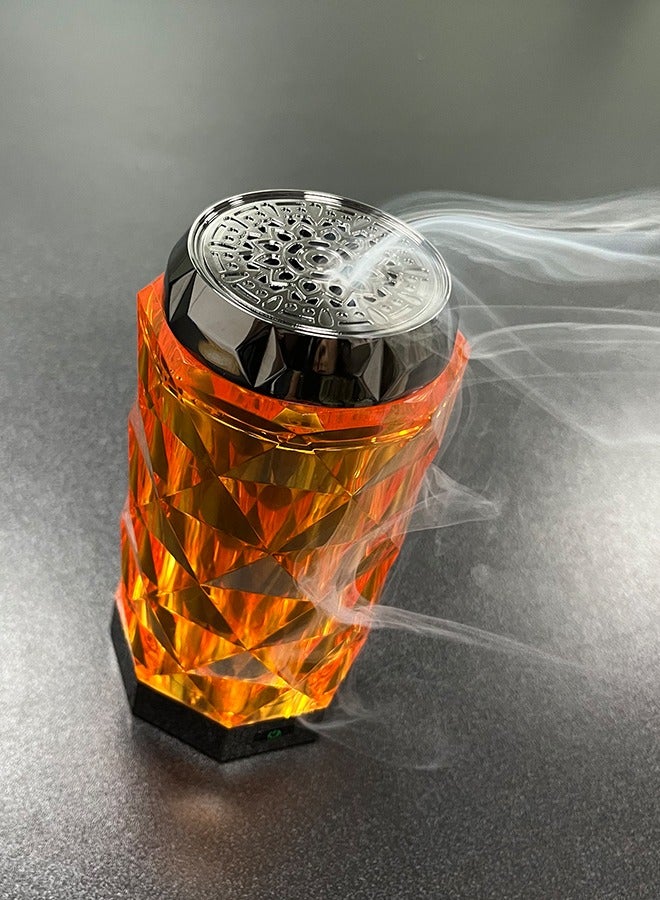 بخون - مبخرة بخور إلكترونية أصلية، مبخرة كريستال، مبخرة عربية، مبخرة عربية، جودة عالية للمنزل، السيارة، هدية بخور - Image 4