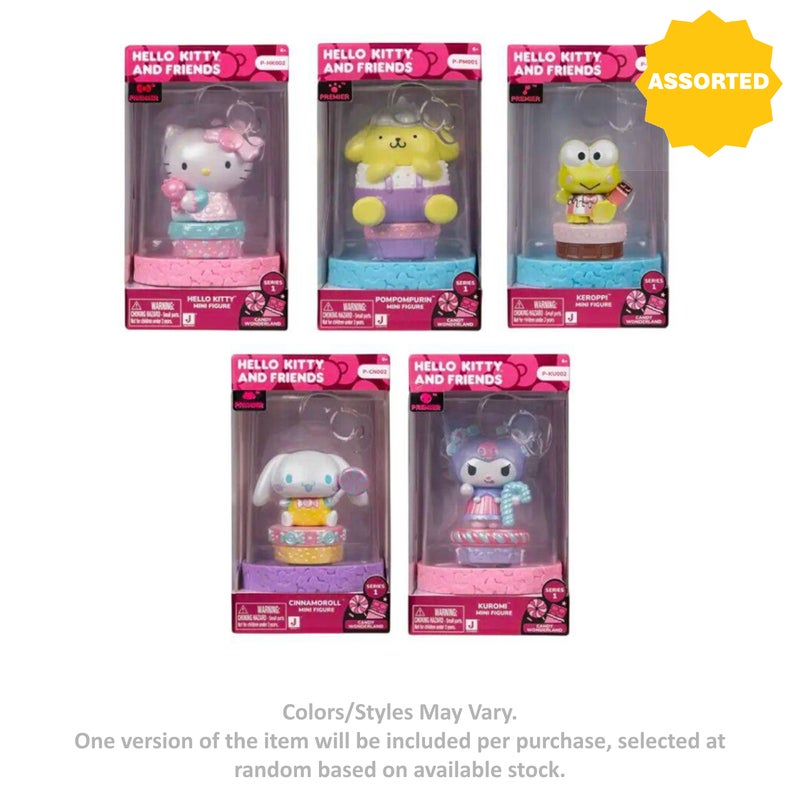 Hello Kitty Sanrio Hello Kitty and Friends Candy Wonderland Series 1 Mini Figure (5.08 cm, Assorted) - Image 1