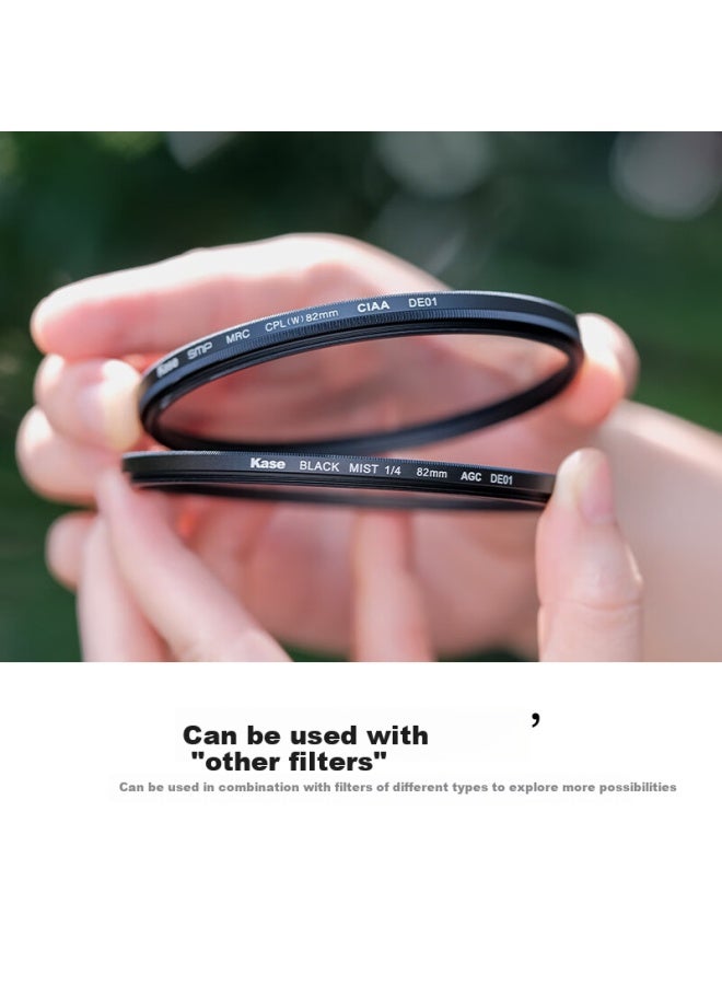 Kase 55Mm Black Soft Filter, Beauty Filter, Soft Focus Filter, Diffusion Filter, Camera Black Soft Filter, Portrait Light Softening Matte Creative Filter, 1/2 - Image 5