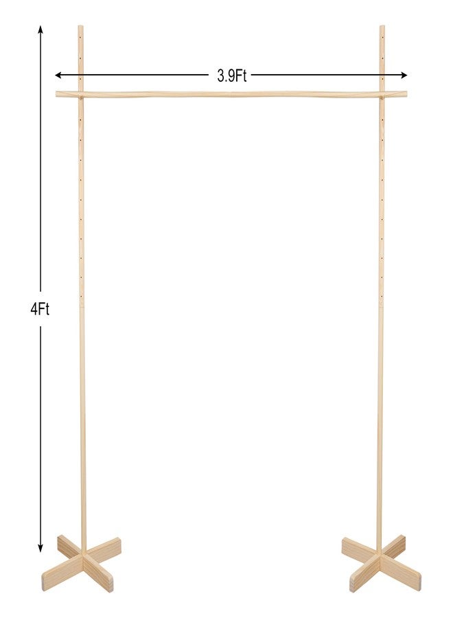 GOTHINK Wooden Limbo Game for Kids Adults, 4.7ft Tall Limbo Pole How Low Can You Go Outdoor Game Set Great for School Field Day Luau, Cookout, Pool Party, Birthday and Summer Outdoor Activities - Image 2