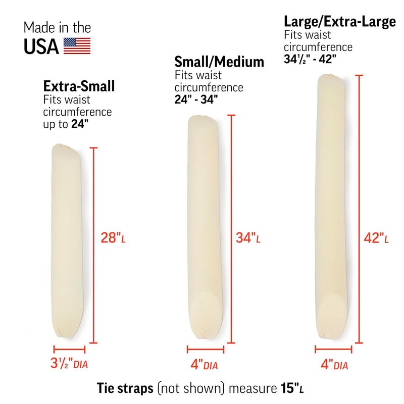 OPTP The Original McKenzie night roll — Low Back Pillow for Sleeping and Round Back Support Pillow for Spine and Side Support — Size Small/Medium - Image 5