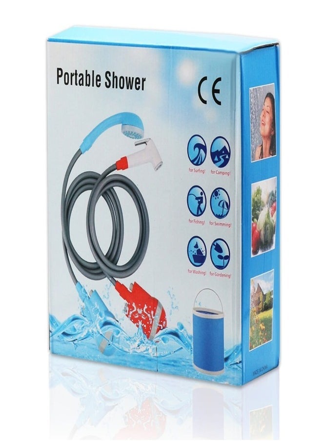 ZEESQUARE - Shattaf Portable Travel Bidet Spray for indoor and outdoor With Bucket - Image 1