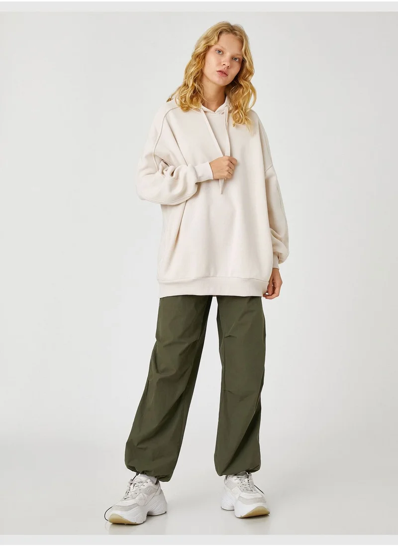 KOTON Long Oversized Hoodie