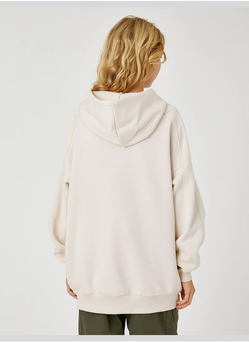 KOTON Long Oversized Hoodie