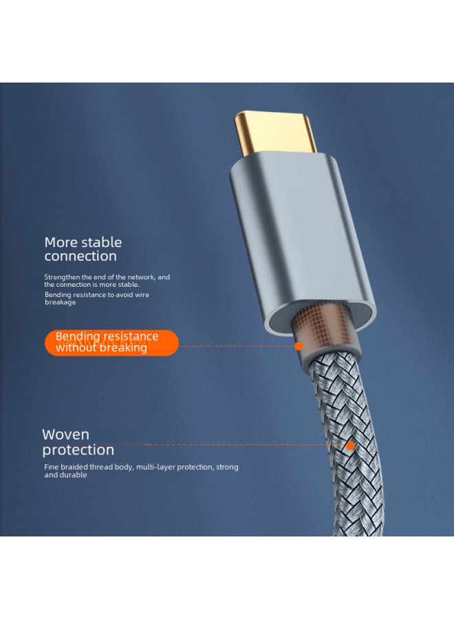 Notebook TYPEC To Usb Square Port Printing Cable Electronic Piano Electric Piano Yamaha Electronic Musical Instrument Data Cable-Color:0.5 M  - Image 2