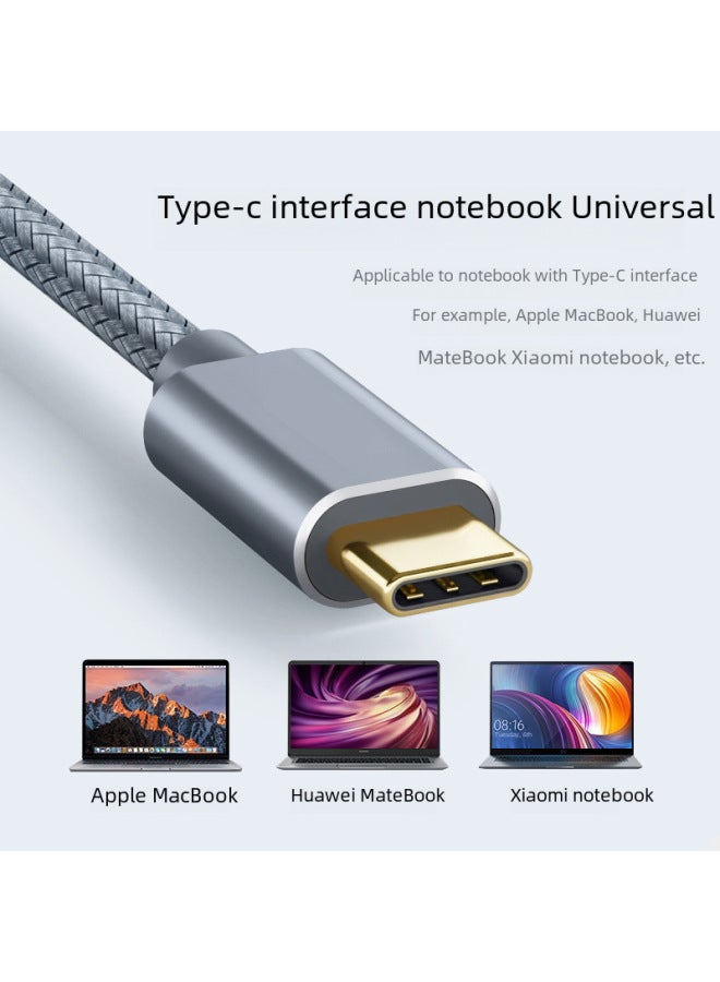 Notebook TYPEC To Usb Square Port Printing Cable Electronic Piano Electric Piano Yamaha Electronic Musical Instrument Data Cable-Color:0.5 M  - Image 3