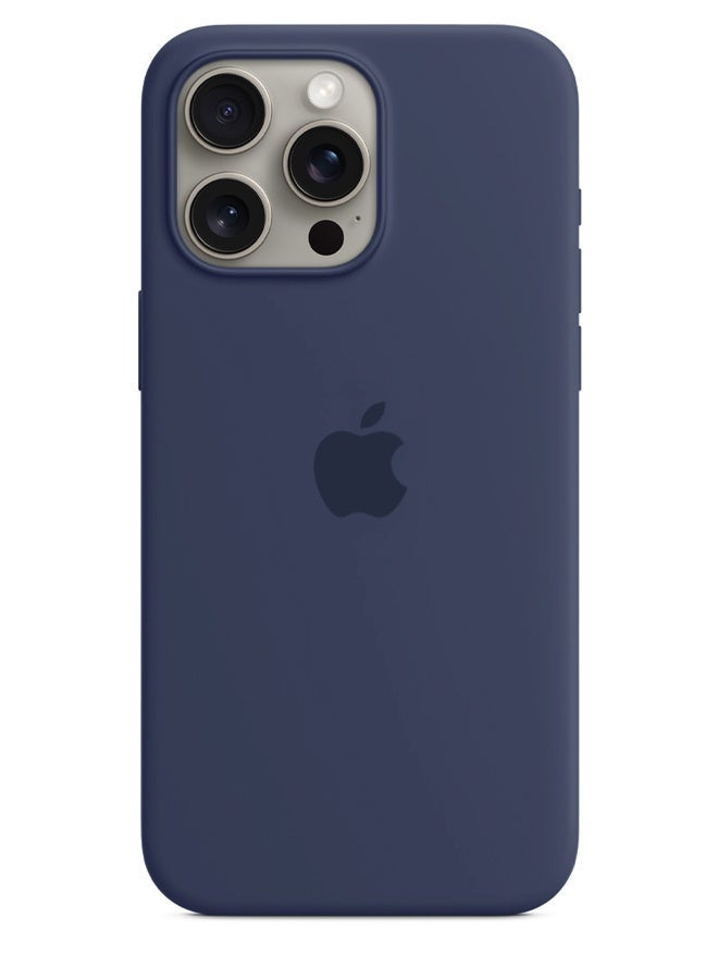 ميدا جراب سيليكون لموبايل ايفون 15 برو ماكس - 6.7 انش حماية كامل الجسم بملمس ناعم حريري غطاء مضاد للصدمات - Image 2