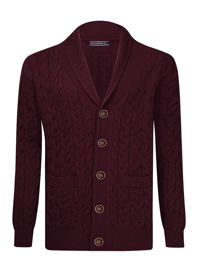 FELIX HARDY Buttoned Cardigan