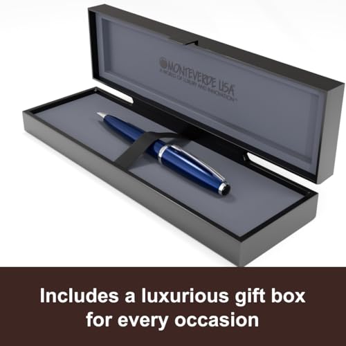 Monteverde USA Aldo Domani Ballpoint Pen - Blue, Italian-Inspired Luxury, Smooth Writing - Image 5
