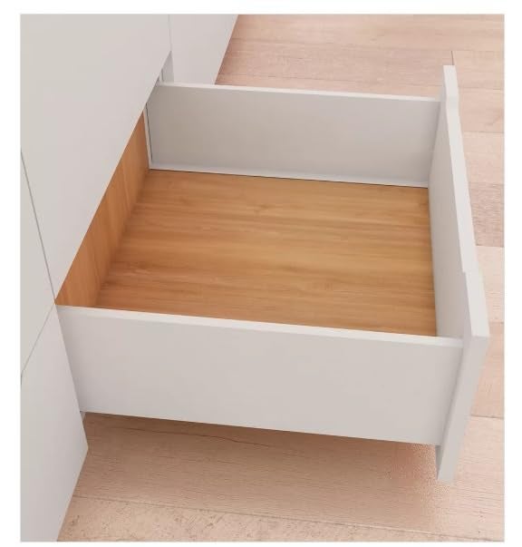 RAB Tandem Box Drawer for Kitchen Soft Close Slim Tandem For Moduler Kitchen (Code:- Tandem box, Size- 500mm, 6", Color- White, Pack of 1 Set) - Image 4