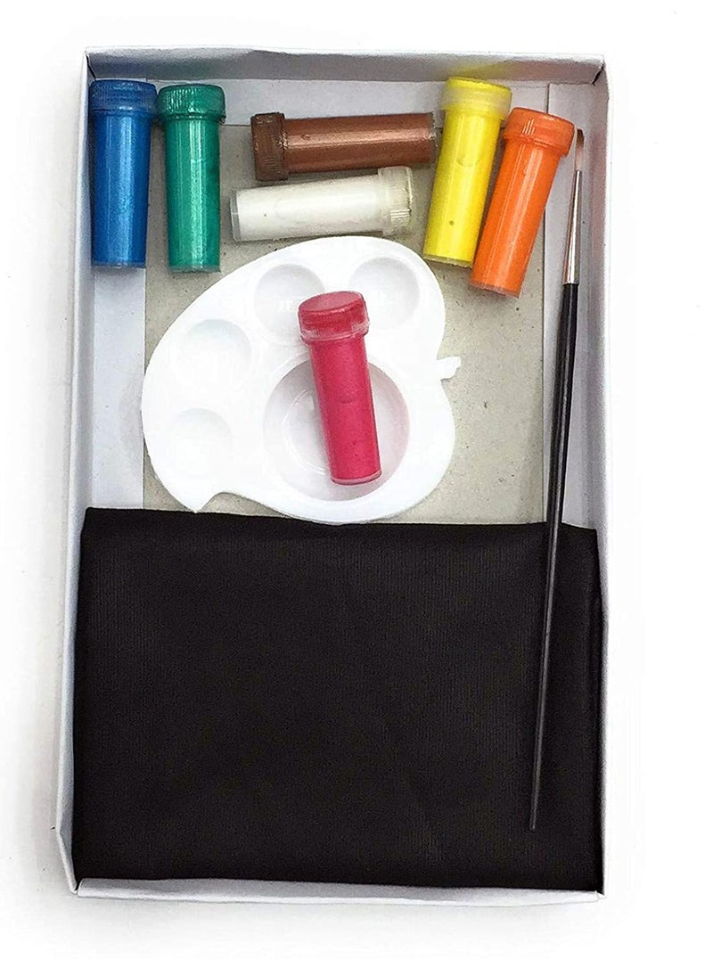 Rainbow DIY - Emboss Painting Kit, Khasi Lady, Medium(13x19 inch), Design No. 68 - Image 2