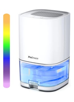 Pro Breeze 1000ml Dehumidifier with 4-Hour Timer, Auto Shut-Off, LED Light, Portable Mini Air Dehumidifier for Damp, Mould and Moisture in Kitchen, Bedroom, Bathroom, Caravan, Garage, Basement
