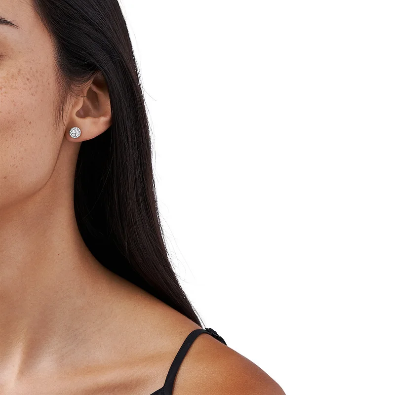 Michael Kors Monogram Stud Earrings