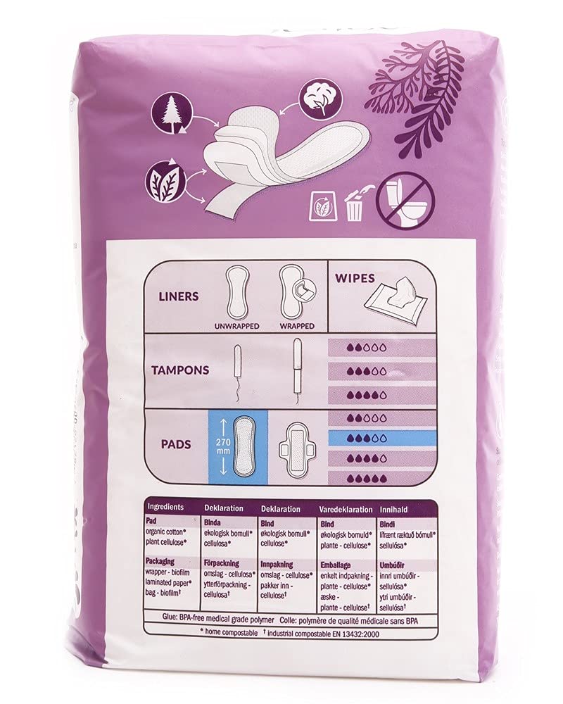 ناتراكير 12 قطعة من فوط صحية طبيعية وعضوية فائقة - Image 2