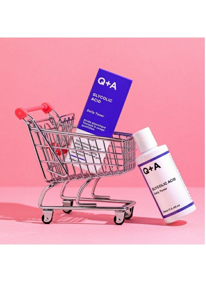 Q+A Glycolic Acid Toner To Exfoliate And Renew Skin Cells - 100 Ml - Image 5