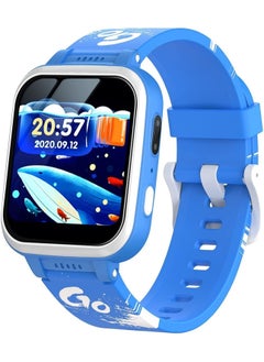 Kids Smart Watch,Multifunction Rechargeable Touch Screen Toddler Watch,Gaming and Music Player Educational Toys, Birthday Gifts for Girls Boys Ages 6-12(Blue)