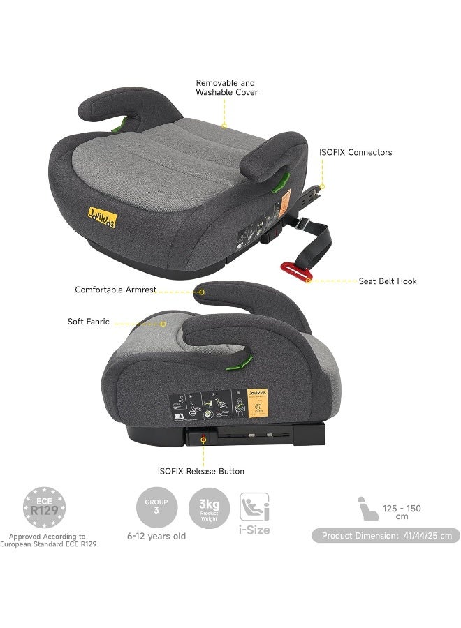 مقعد معزز I-Size للسيارة مع ISOFIX، 125-150 سم - Image 4