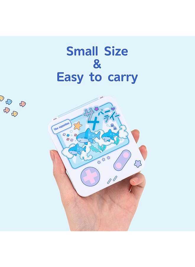 GEEKSHARE Portable Switch Game Card Case 12 Slot Holder Cartridge Carrying Storage Box Compatible With Nintendo Switch Shark Party - Image 4