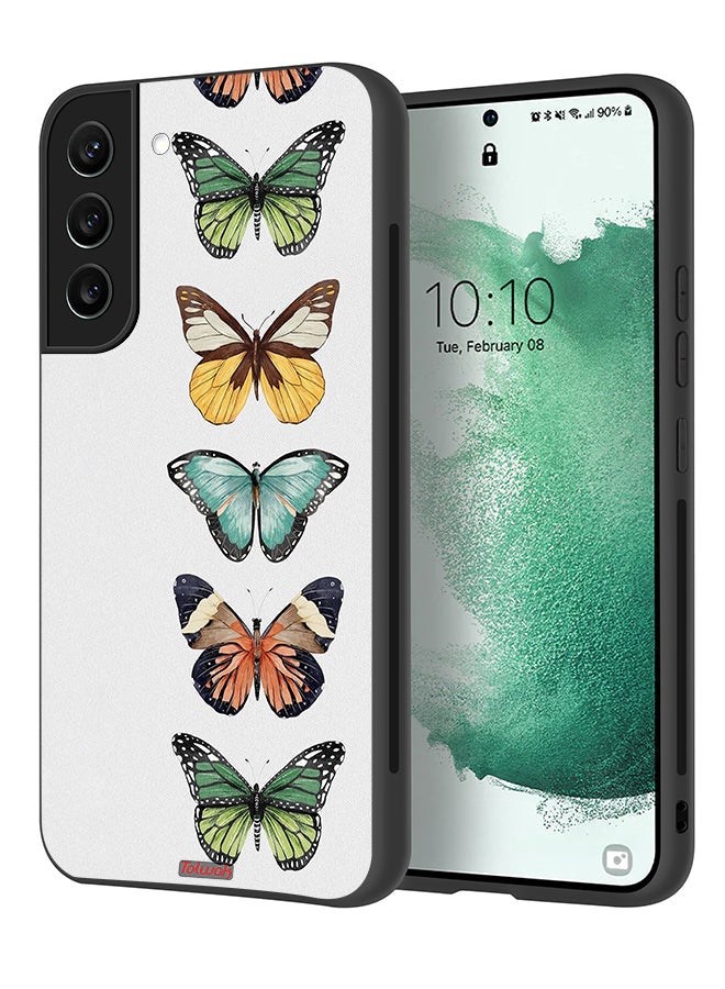 Tolwak Samsung Galaxy S22 5G Protective Case Cover Four Butterflies - Image 1