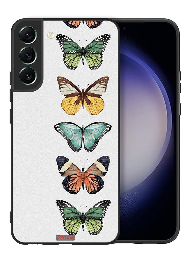 Tolwak Samsung Galaxy S22 5G Protective Case Cover Four Butterflies - Image 2