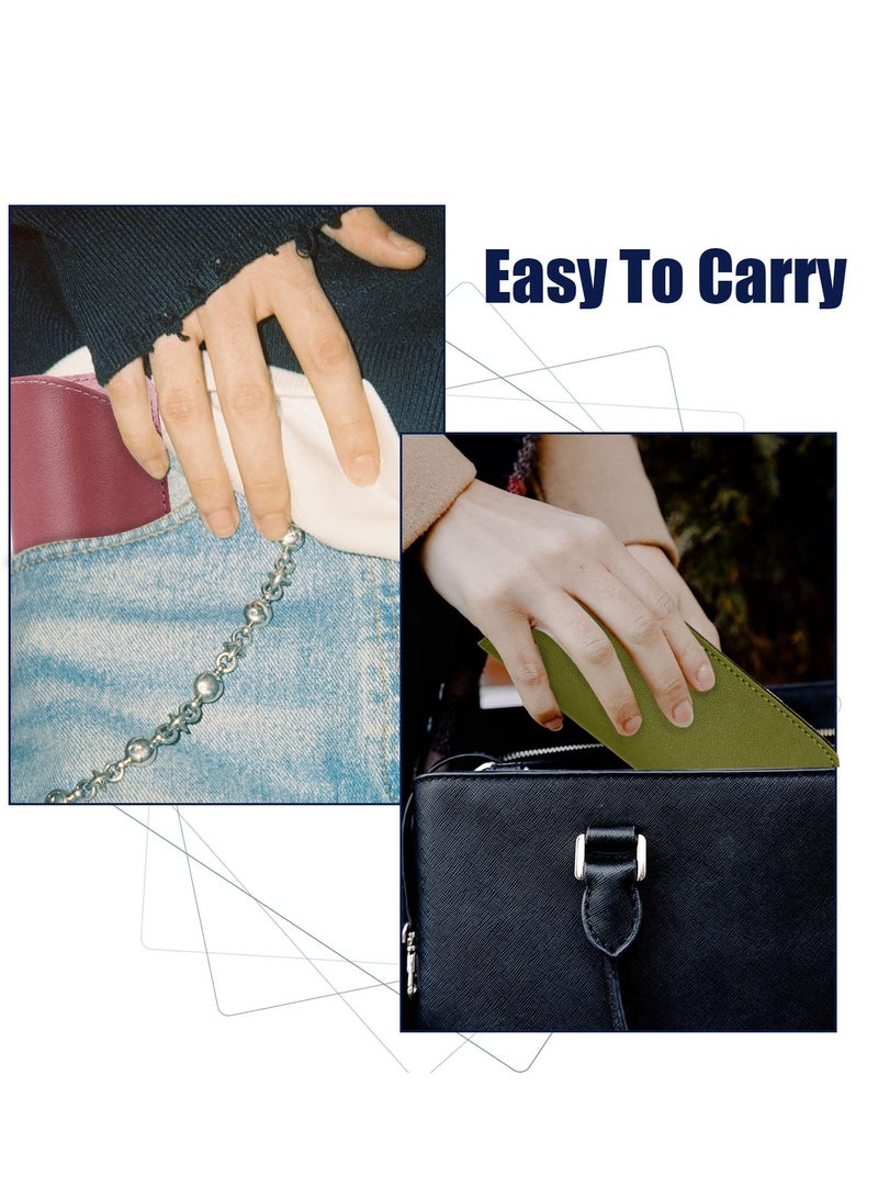 Soft Leather Eyeglasses Case, 7x3 Inch Portable Pouch for Reading Glasses and Sunglasses, Ideal for Women, Men, Kids, and Adults - Stylish and Convenient Storage Solution. - Image 4