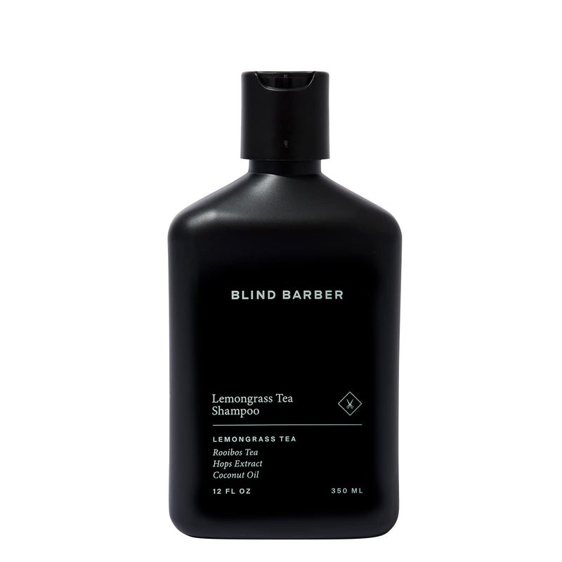 Blind Barber Lemongrass Tea Daily Clarifying Shampoo for Men Mens SulfateFree Hair Thickening Shampoo with Minty Scent Deep Cleansing Hair Wash Removes BuildUp 12 Oz