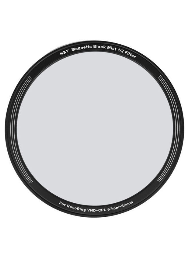 H&Y Filters Black Mist Magnetic 1/2 Clip-On Filter for RevoRing (67-82mm) - Image 1