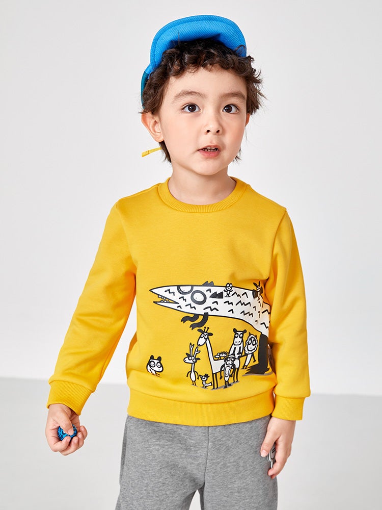 بالابالا سويت شيرت بطبع للأولاد - Image 1