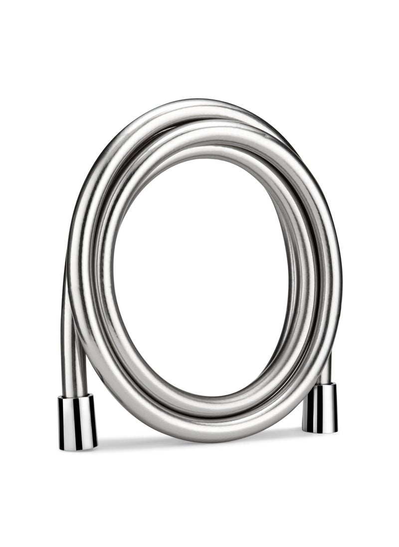 Blue Oasis - Blue Oasis Flexible Shower Hose | 2 Meter Long Stainless Steel Bathroom Shower Water Hose | Durable Rust-Resistant Leak-proof Shower Pipe Hose | Replacement Hose for Shower | Chrome Polished - Image 1